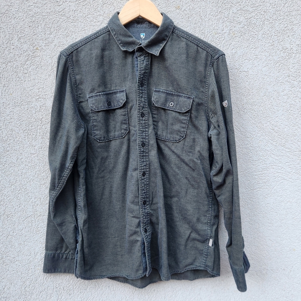 KUHL Men’s Shirt Medium Gray Outdoors - Picture 1 of 12